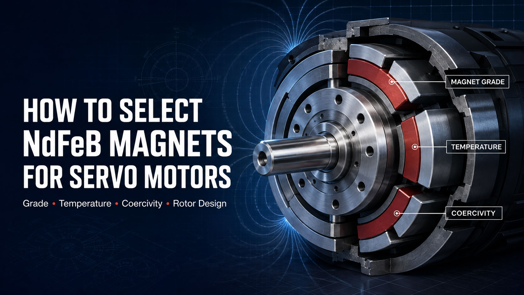 How to Select NdFeB Magnets for Servo Motors