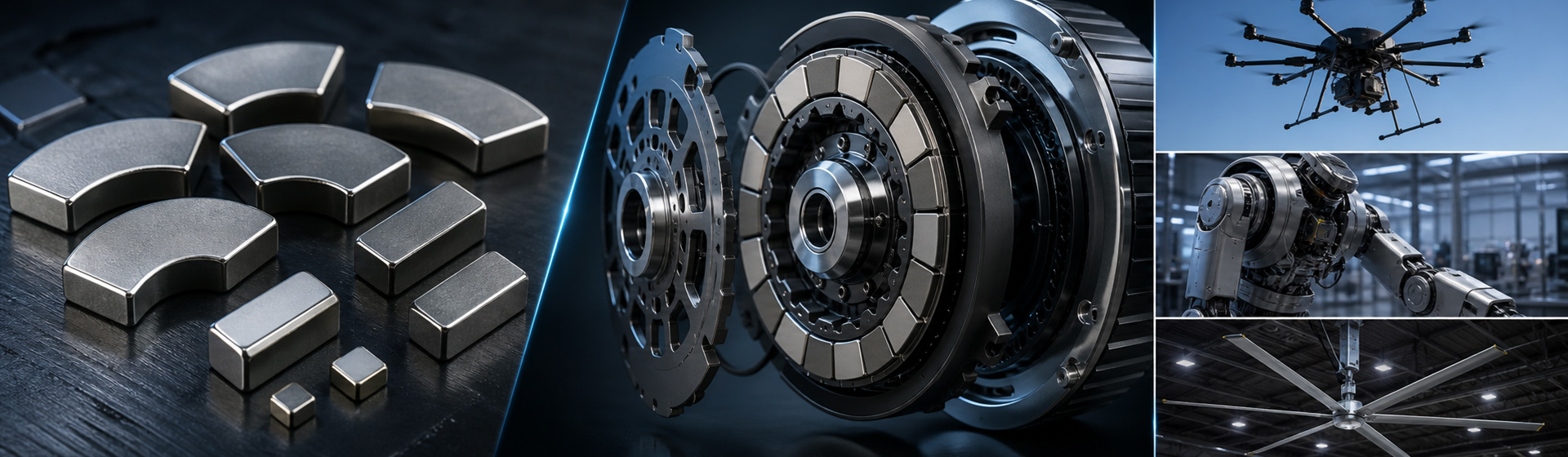 From arc segments to custom assemblies — we manufacture high-performance neodymium magnets for motors, drones, robotics, and industrial systems. Trusted by engineers worldwide.