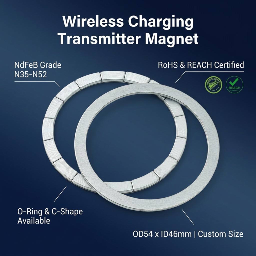 Magnetic Ring Assembly for Wireless Chargers